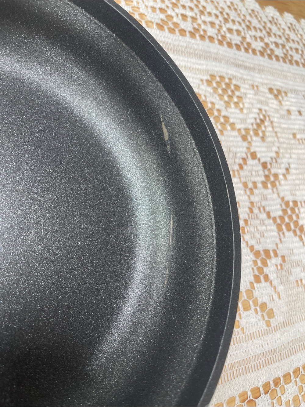 Calphalon Black Nonstick Skillet with Silver Handle - Picture 2 of 10